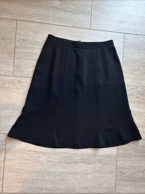 Giorgio Armani Black A-Line Skirt